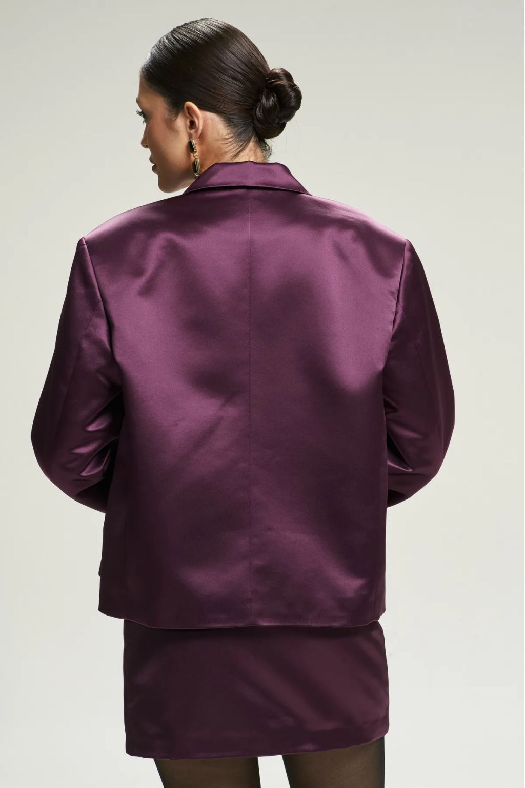 Жакет атласный Plum