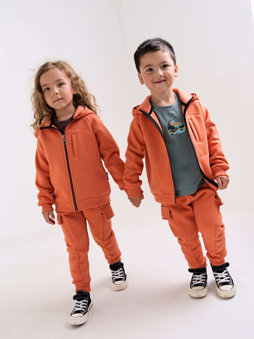 Джоггеры карго Паприка утепленные - Bungly фото 5