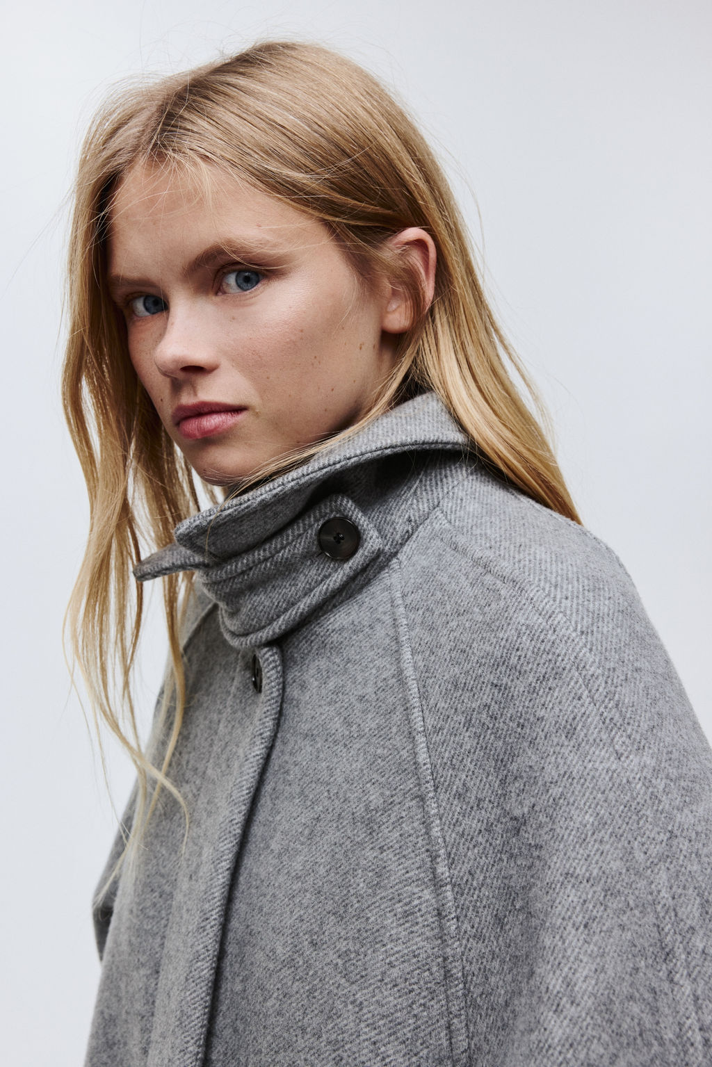 Abrigo oversize en mezcla de lana - H&m фото 4