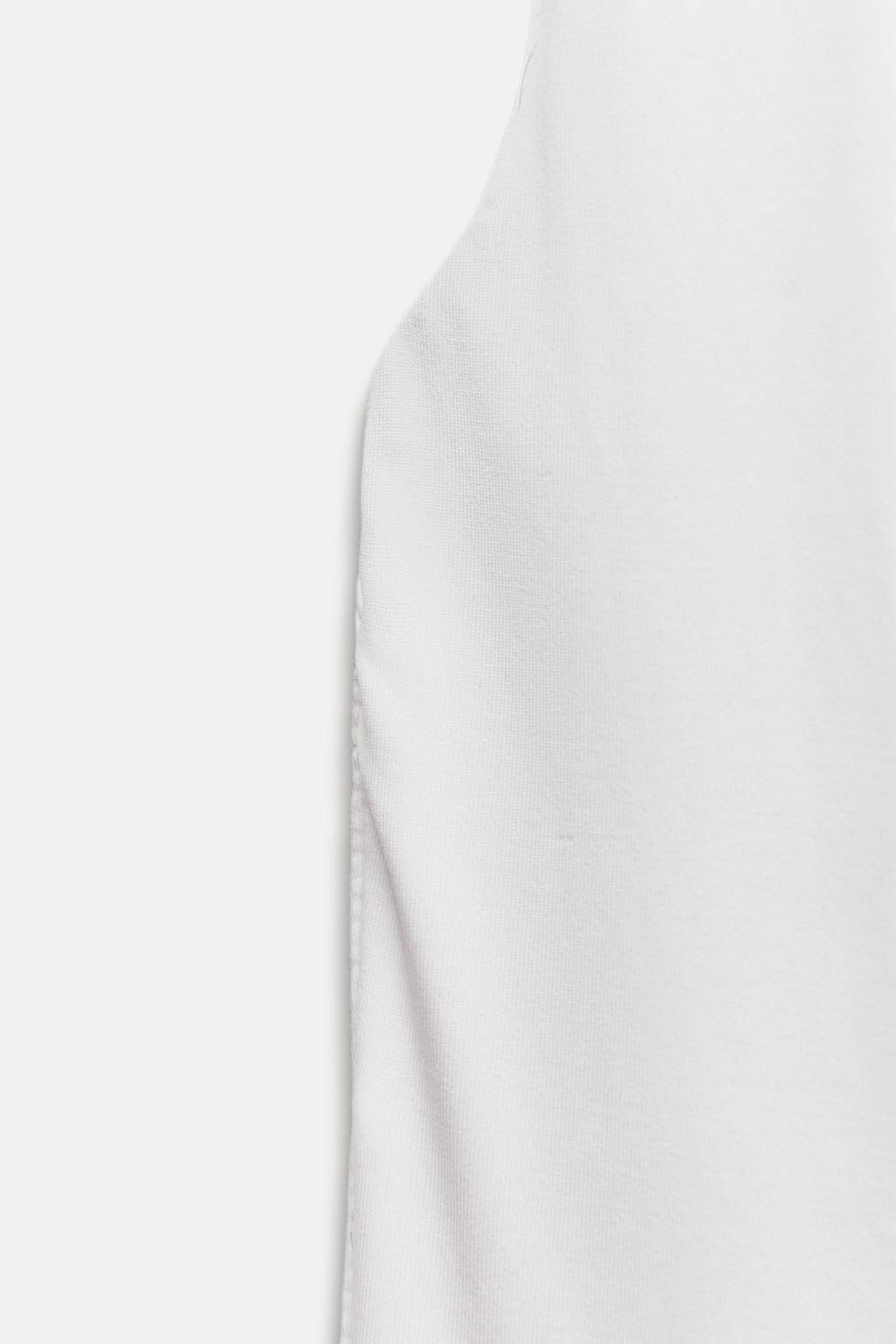 WIDE STRAP POLYAMIDE VEST TOP - Zara фото 28