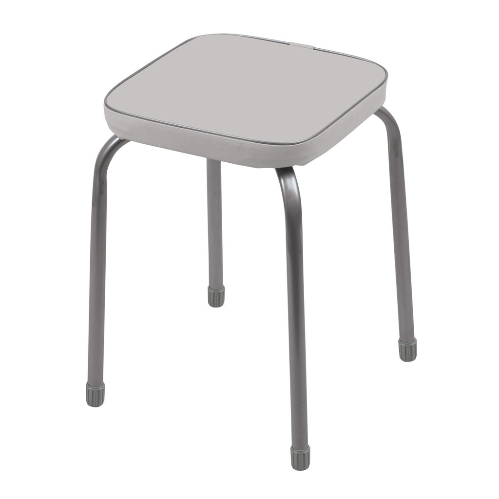 Табурет Фабрик 3 без обода на 4-х опорах ТФ03 Серый - Nika фото 6