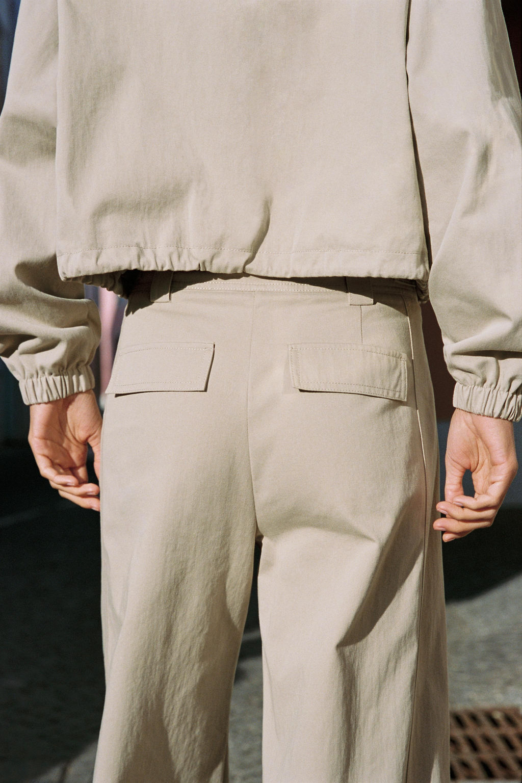 PANTAL?N CULOTTE TIRO ALTO / Crudo medio - Zara фото 6