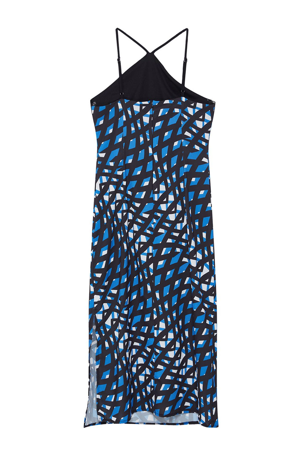 Siyah Geometrik Desenli Duz Kesim Dokuma Elbise TWOSS24EL01039 - Trendyolmilla фото 7