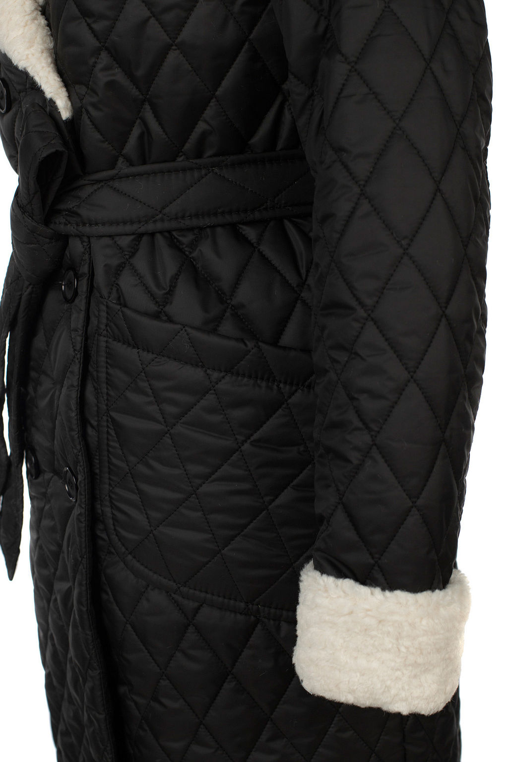 05-2138 Куртка женская зимняя (пояс) - El podio фото 14