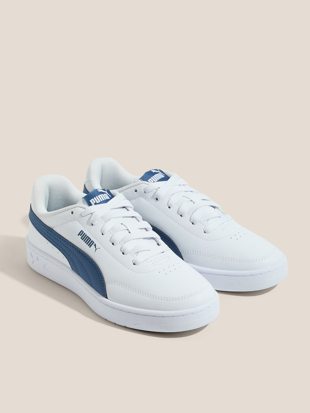 Кеды PUMA Court Classic Clean Артикул 4588686, белый
