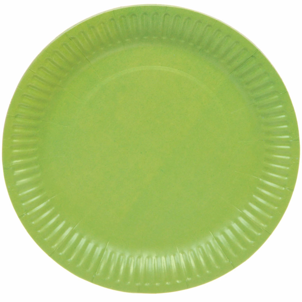 Цена за 6 шт. Стакан бумажный 0,2л в наборе 10 шт "Салатовый"