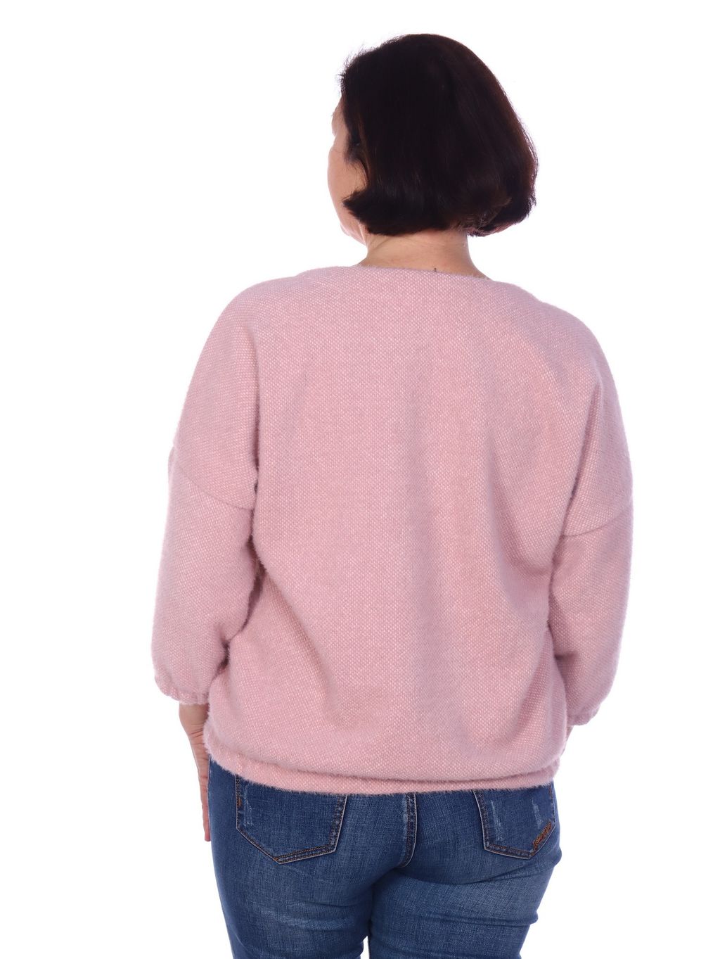 Б0766 Джемпер женский трикотажный розовый - АстраТекстиль фото 5