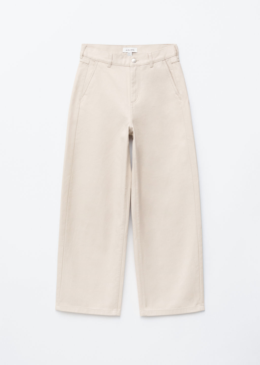 Pantalones de algod?n relajados de perneras anchas - H&m фото 2