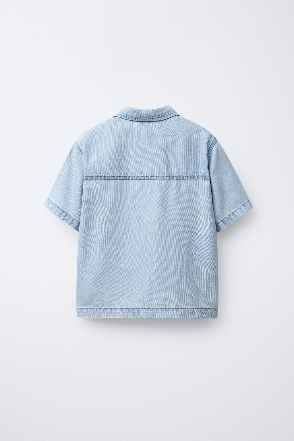 CAMISA DENIM FLUIDA / Azul - Zara фото 2