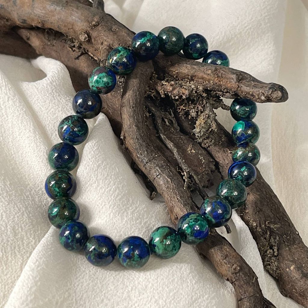 Браслет из Азурмалахита 18,5 см