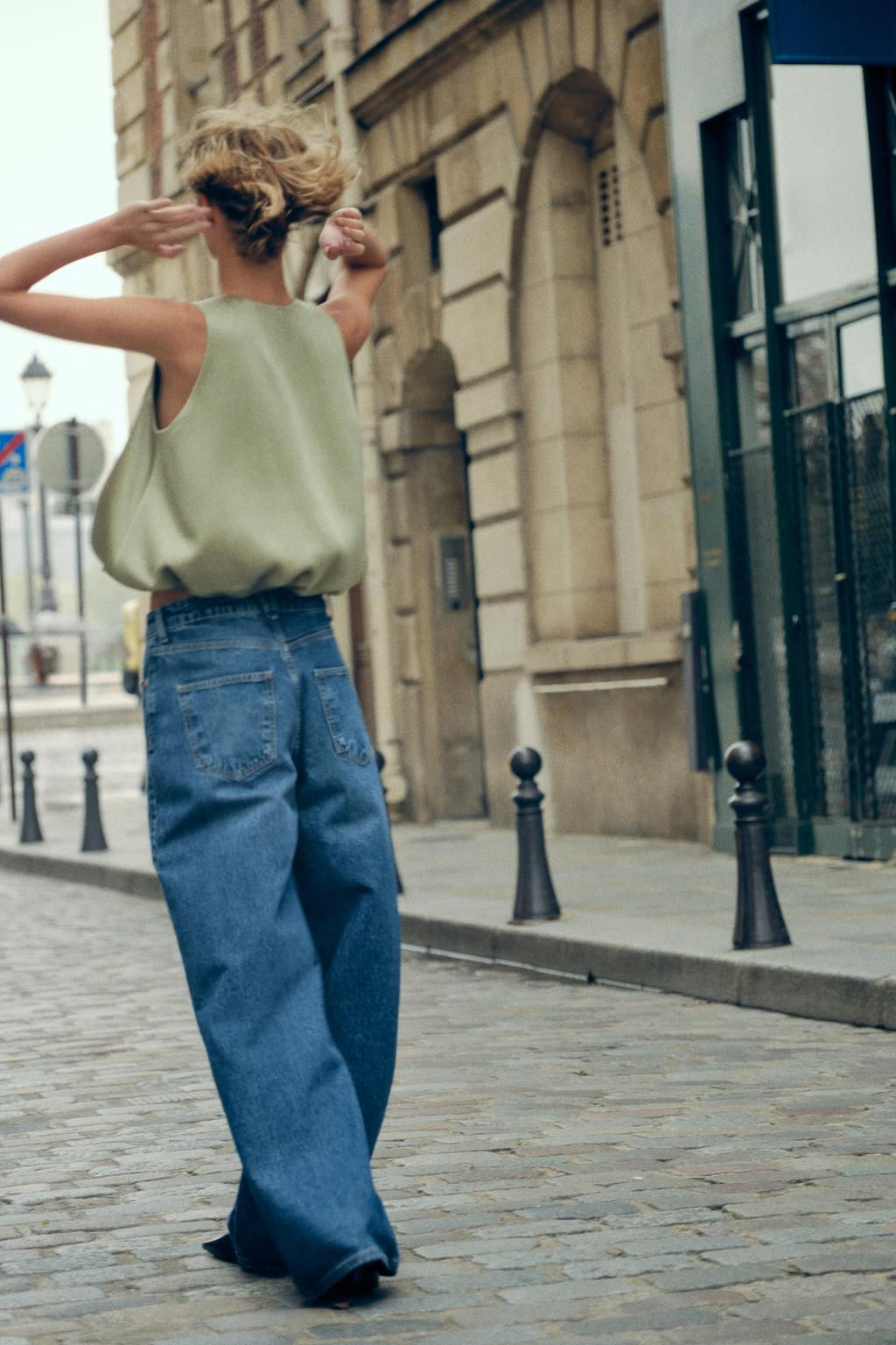 BALLOON SATIN TOP - Zara фото 3
