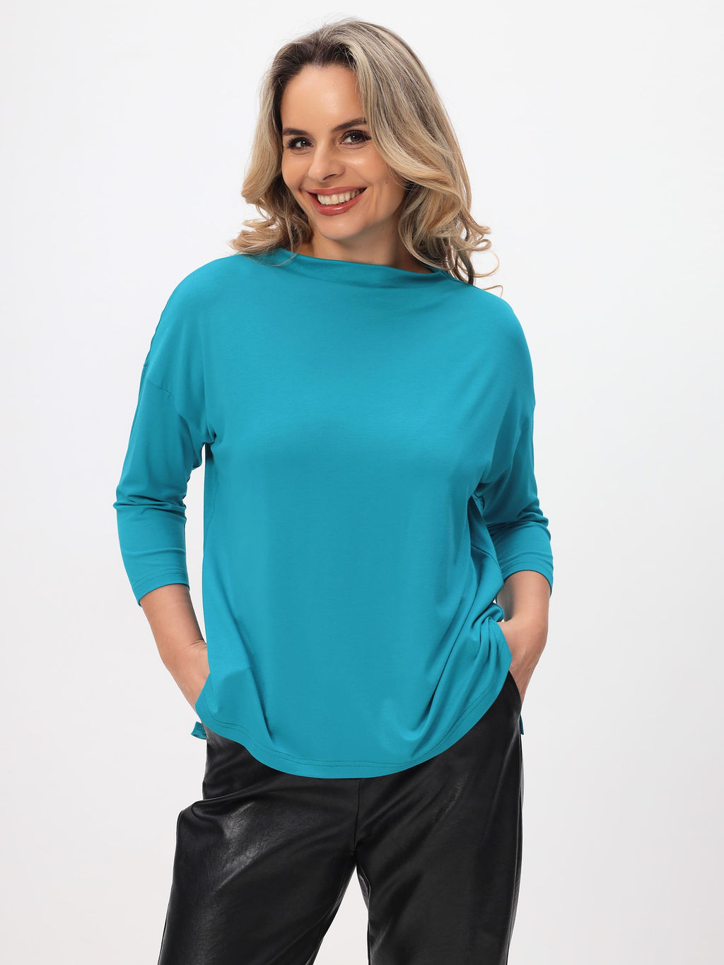 Джемпер женский T-lab TL-JP-001VI-бирюза фото 6