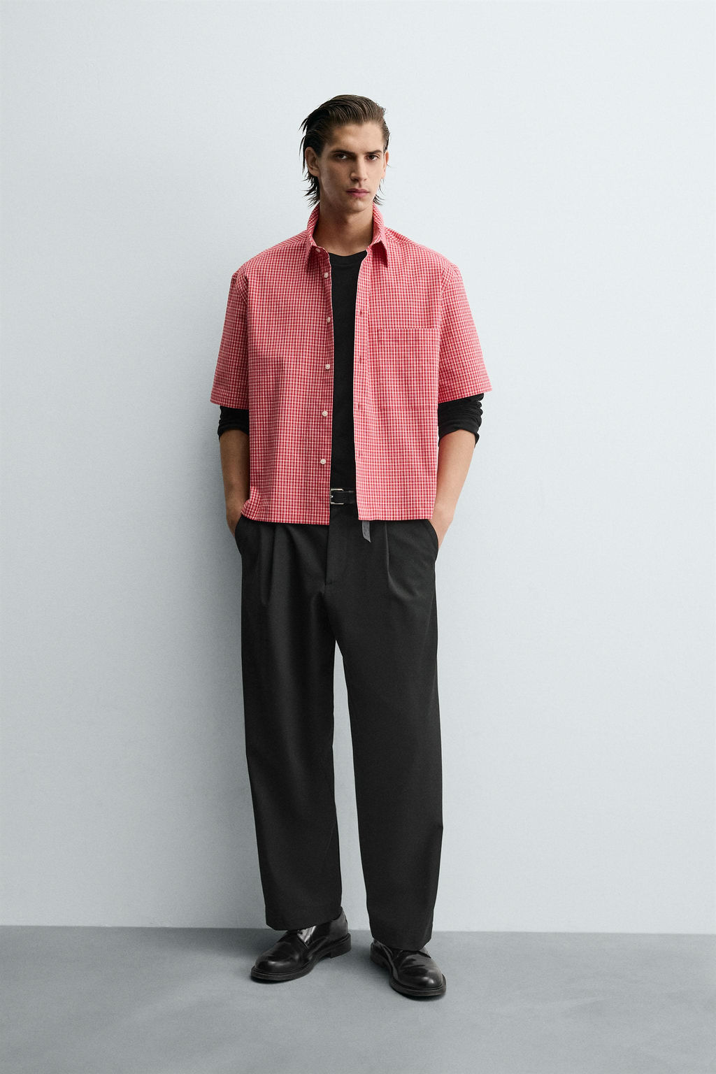 CHECKED RELAXED FIT SHIRT
