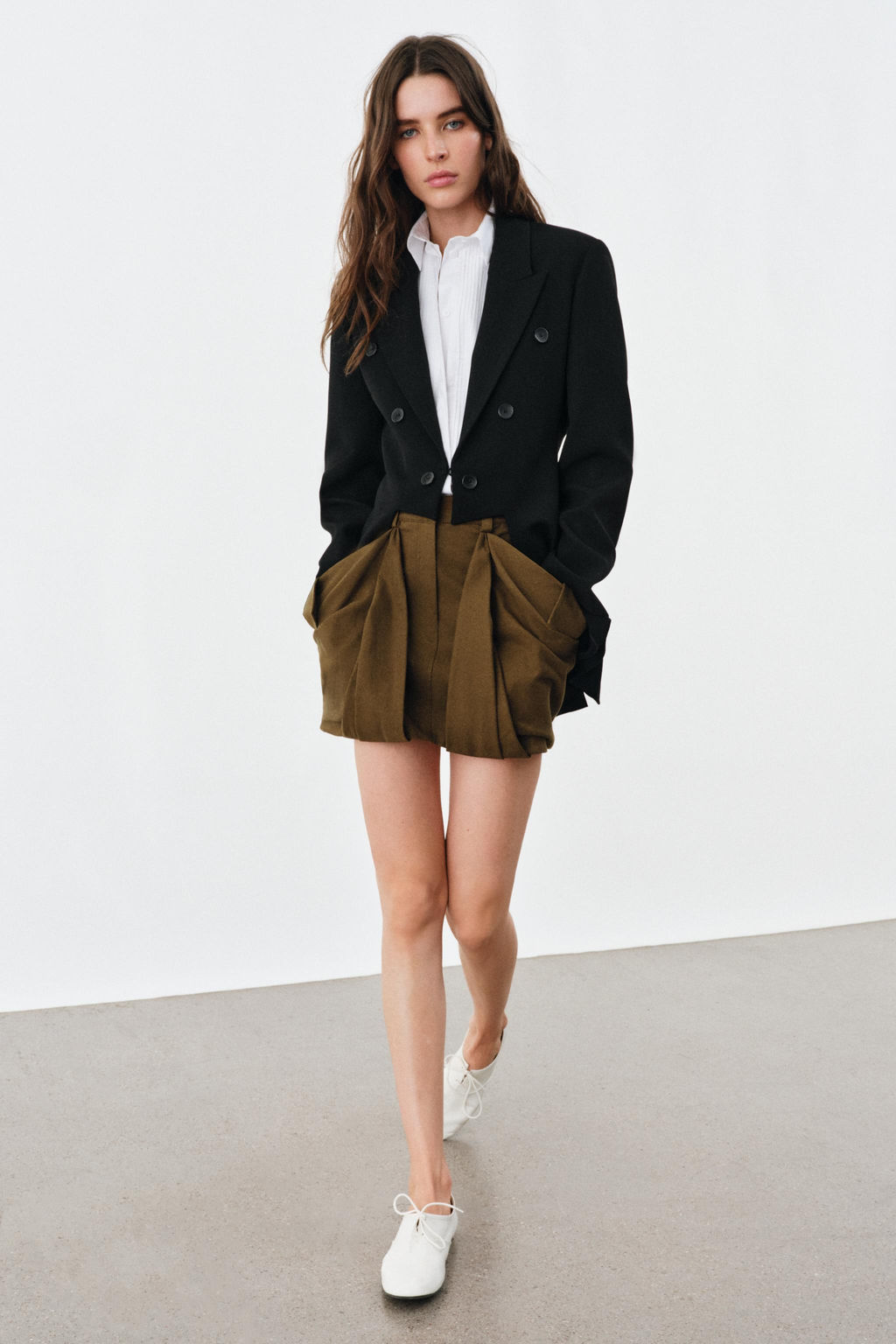 BLAZER ASIM?TRICA ZW COLLECTION / Negro - Zara фото 11