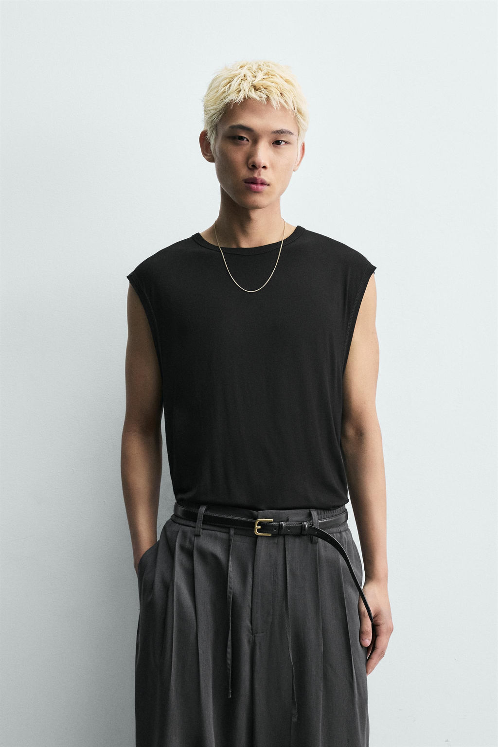 CAMISA TANK RELAXED FIT 100% BAMB? / Negro - Zara фото 2