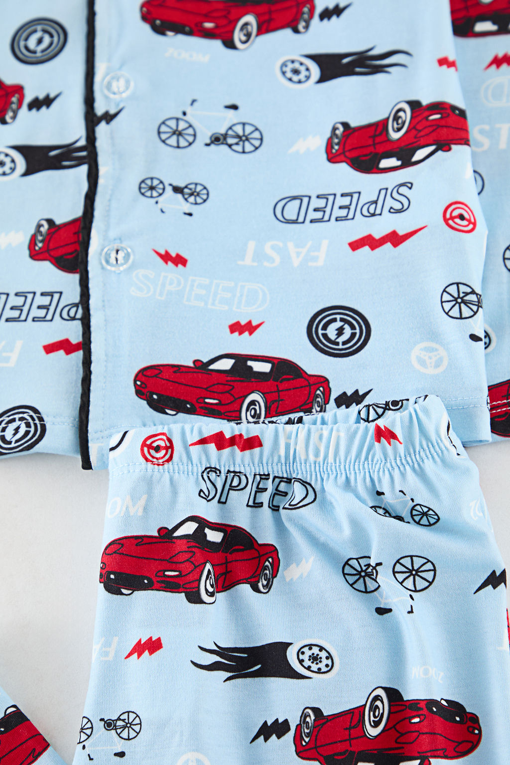 Indigo Erkek Cocuk Bask?l? Pijama Set Orme Alt-Ust Tak?m TKDAW25AU00110 - Trendyolmilla фото 12