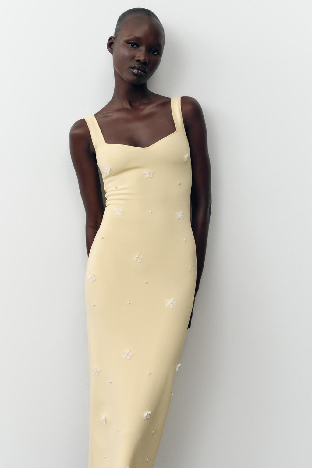 FLORAL STRETCH DRESS - Zara фото 2