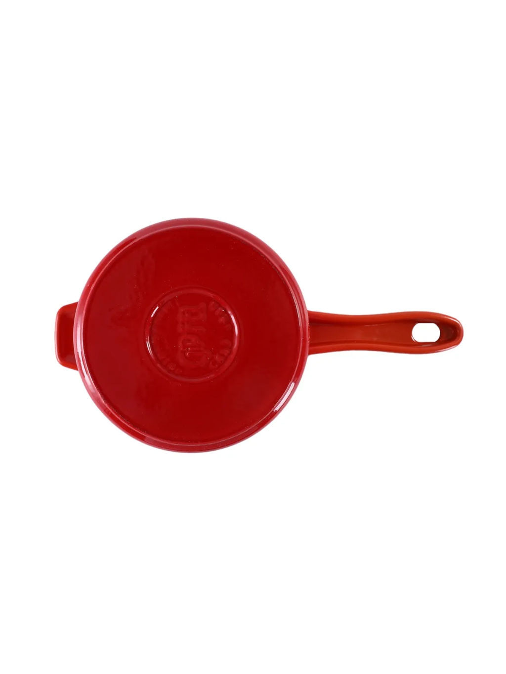 52850 GIPFEL Ковш MAJOLICA FLAME 17х14см, 1,3 л из чугуна с эмалированным покрытием, с крышкой. Цвет: оранжевый. - Werner фото 15