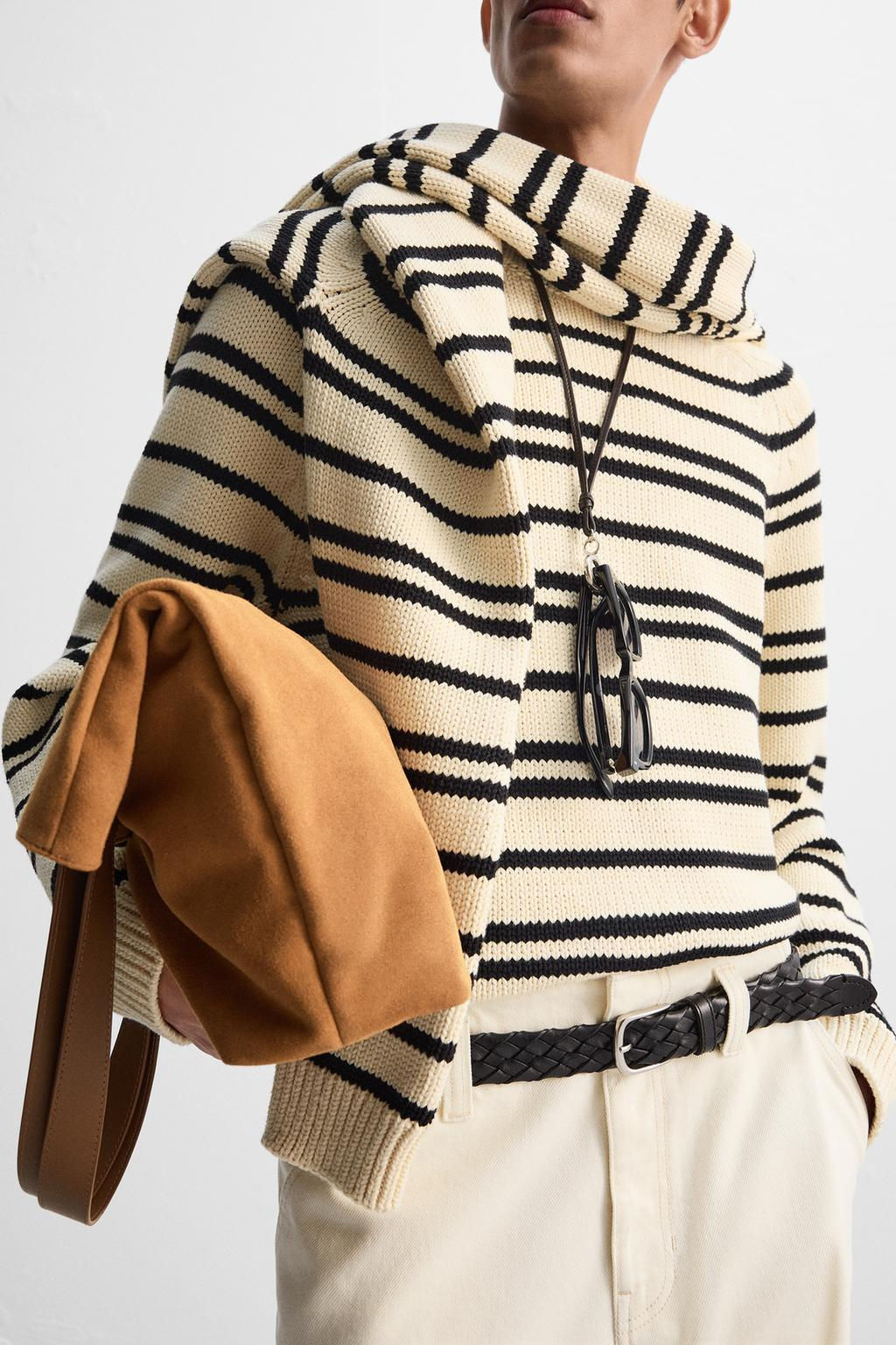 LIMITED EDITION STRIPED TEXTURED SWEATER - Zara фото 5