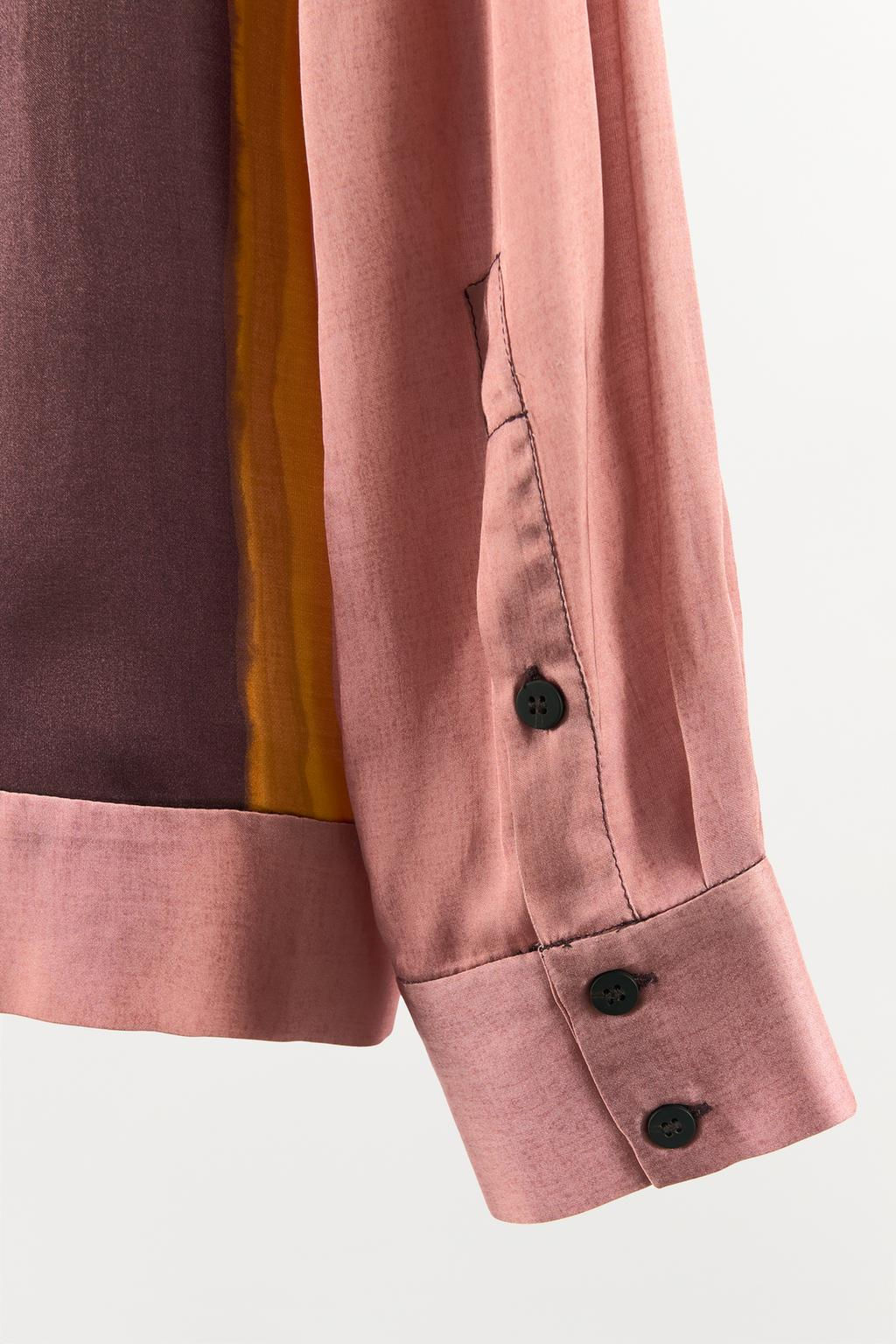PRINTED BOMBER JACKET WITH PLEATS - Zara фото 8