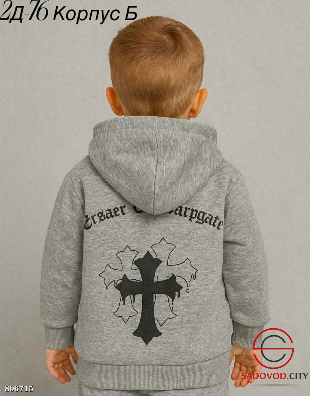 Толстовка для мальчика с начесом