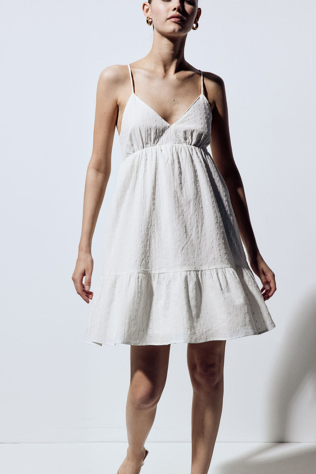 Vestido de crepe con espalda descubierta - H&m фото 3