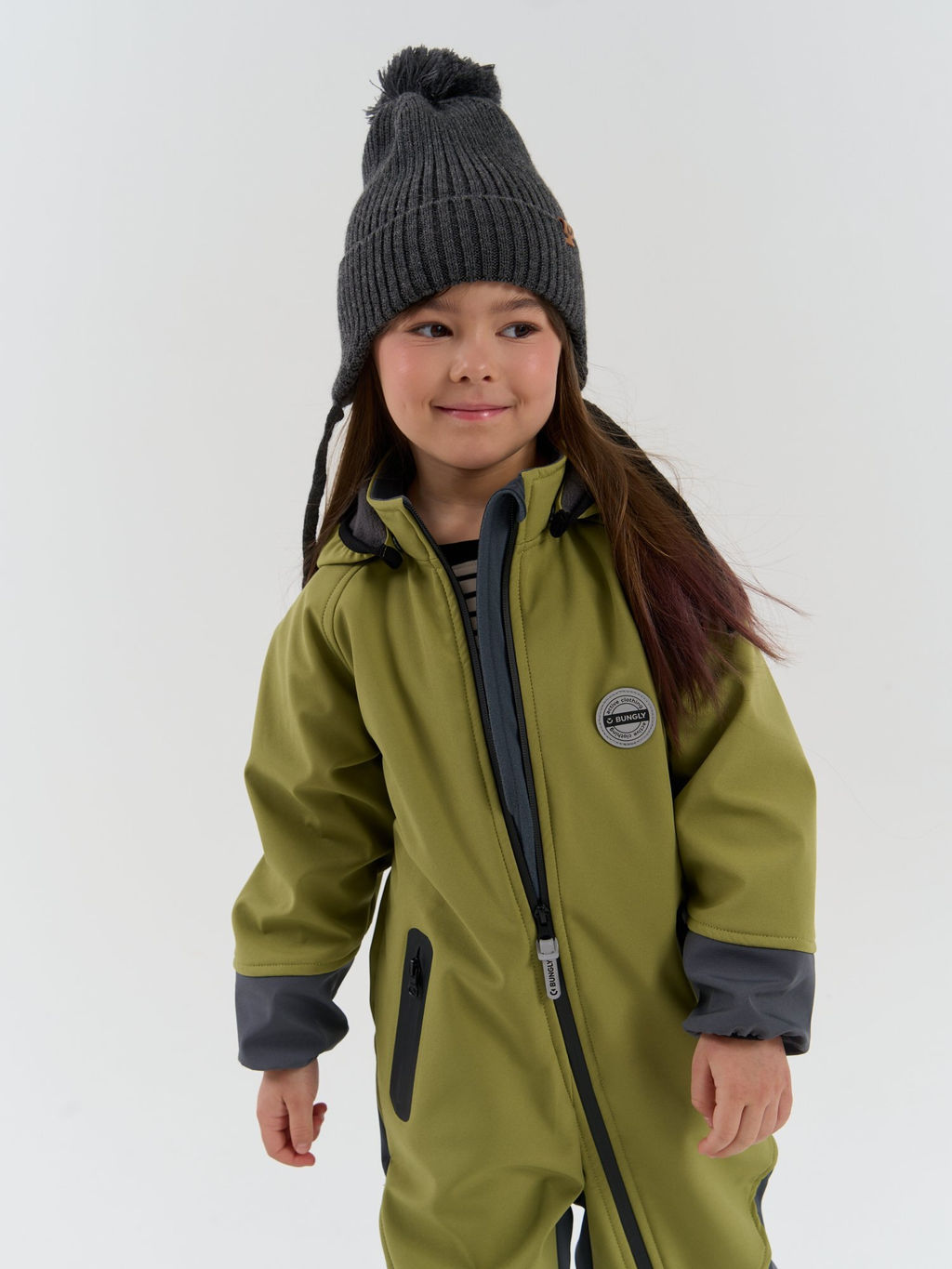 Комбинезон Softshell демисезонный Фисташка - Bungly фото 20