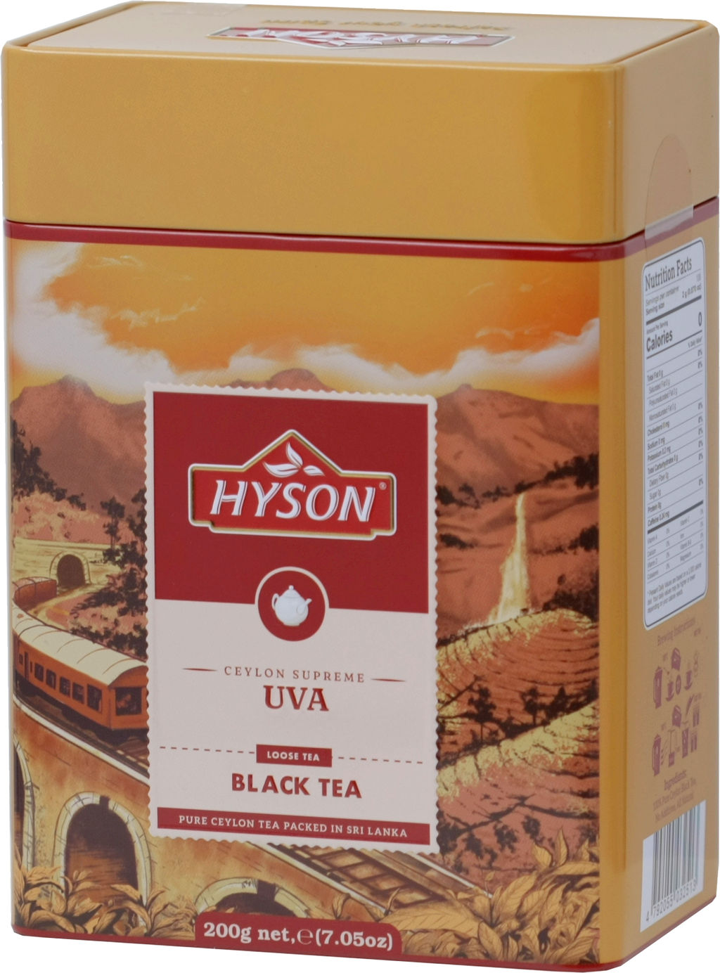 HYSON. Ceylon Present. UVA 200 гр. жест.банка