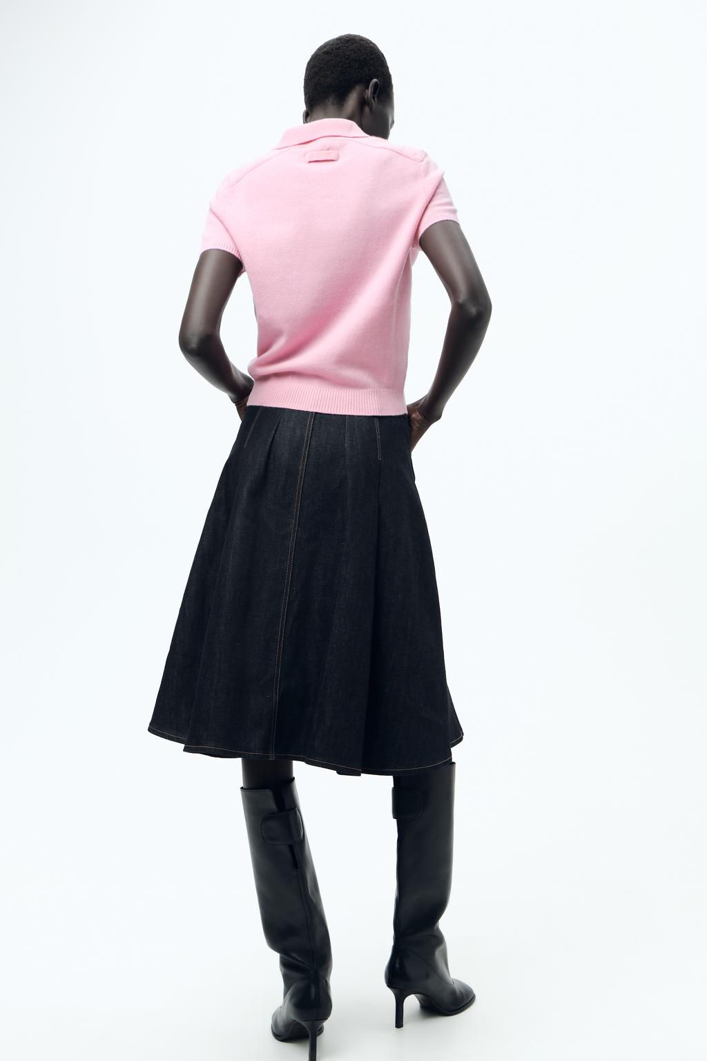 BASIC 100% WOOL POLO SHIRT - Zara фото 6