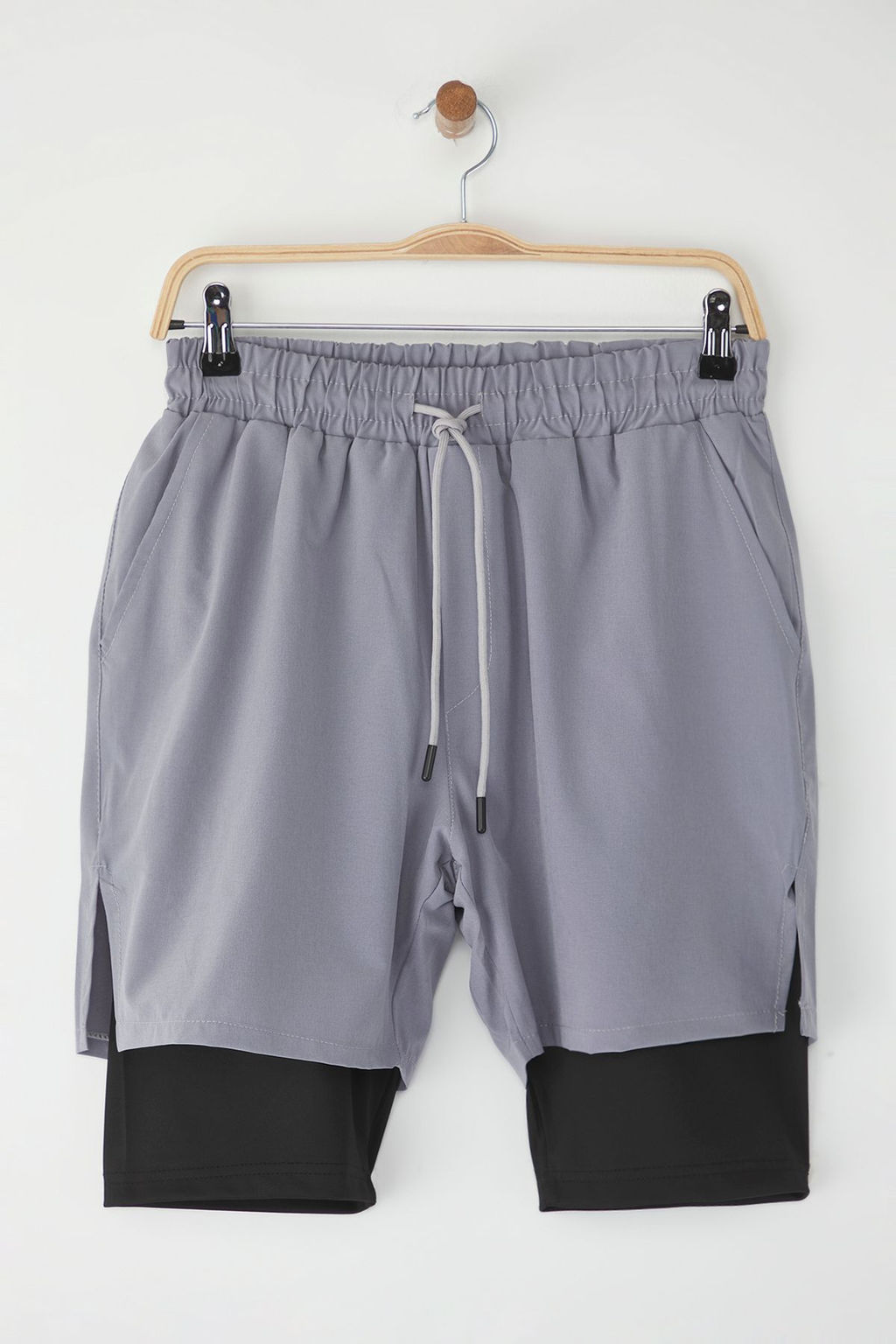 TRENDYOL MAN Siyah Running H?zl? Kuruma Micropoly Antrenman Fitness Taytl? Outdoor Sort TMNSS25SR00060 - Trendyolmilla фото 15