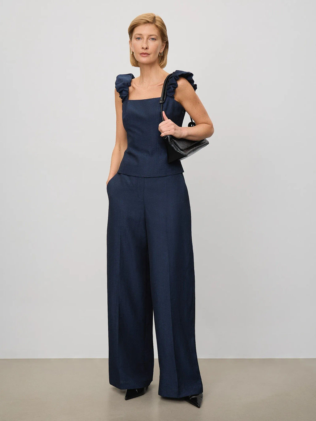 Брюки широкого кроя - Emka фото 3