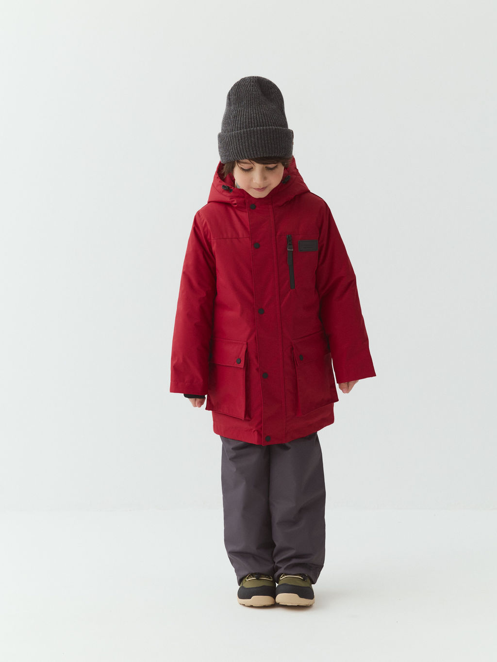 Парка демисезонная Томат - Bungly фото 10