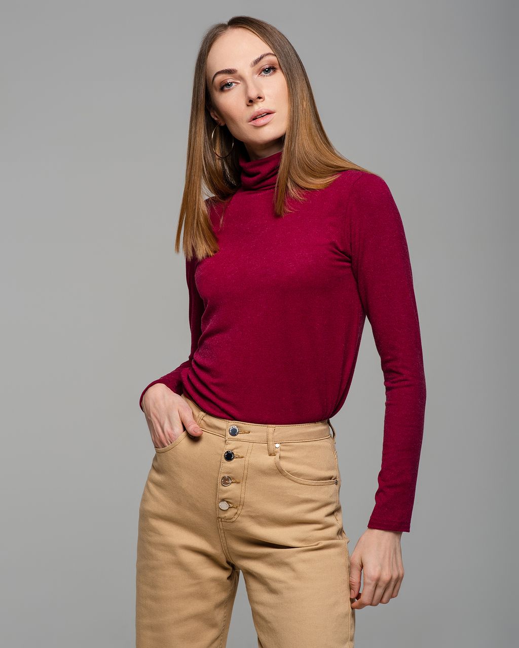Водолазка из мягкого трикотажа 52.2.10 - Elena sorti фото 4