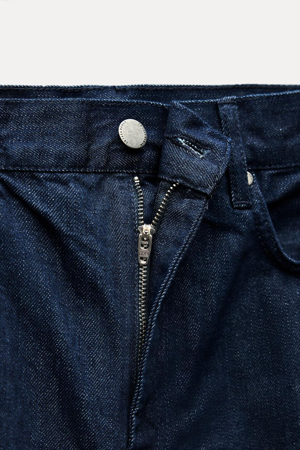 ZW COLLECTION RELAXED FIT MID-RISE JEANS - Zara фото 9