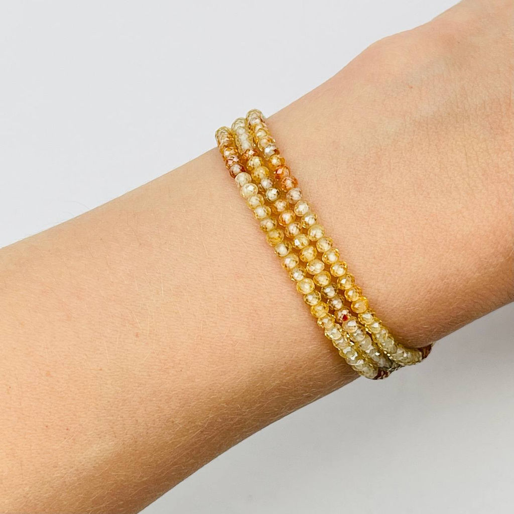 Бусины для украшений из Циркона (160 бусин) 32 см