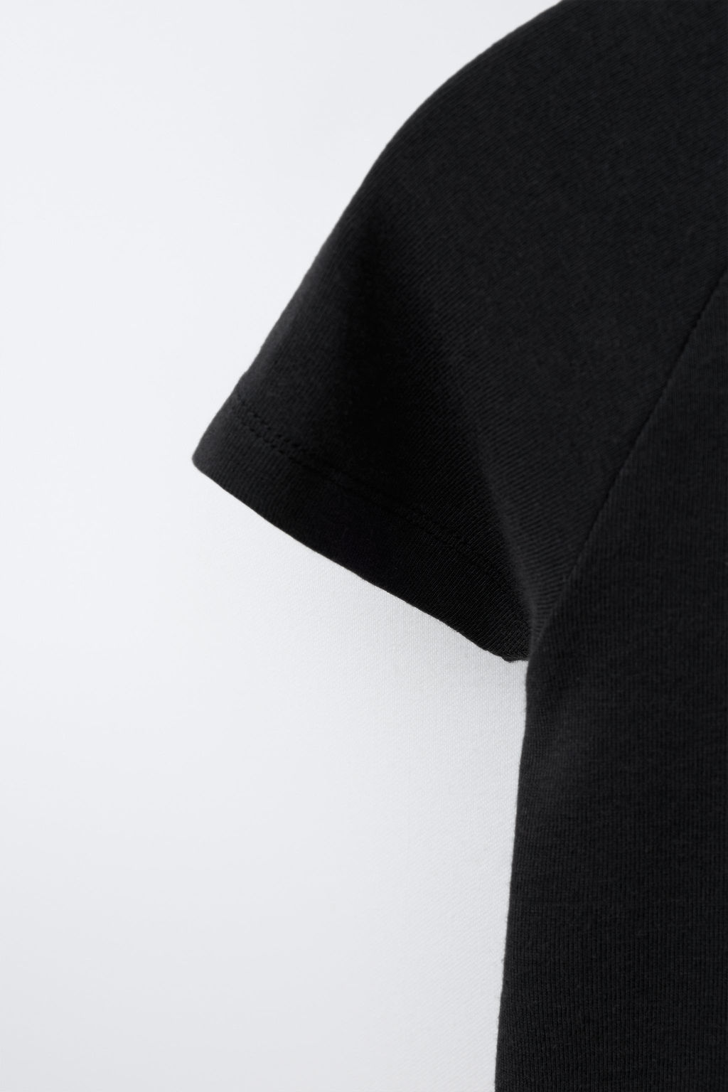 CAMISETA MANGA RANGL?N CON MODAL / Antracita oscuro - Zara фото 4