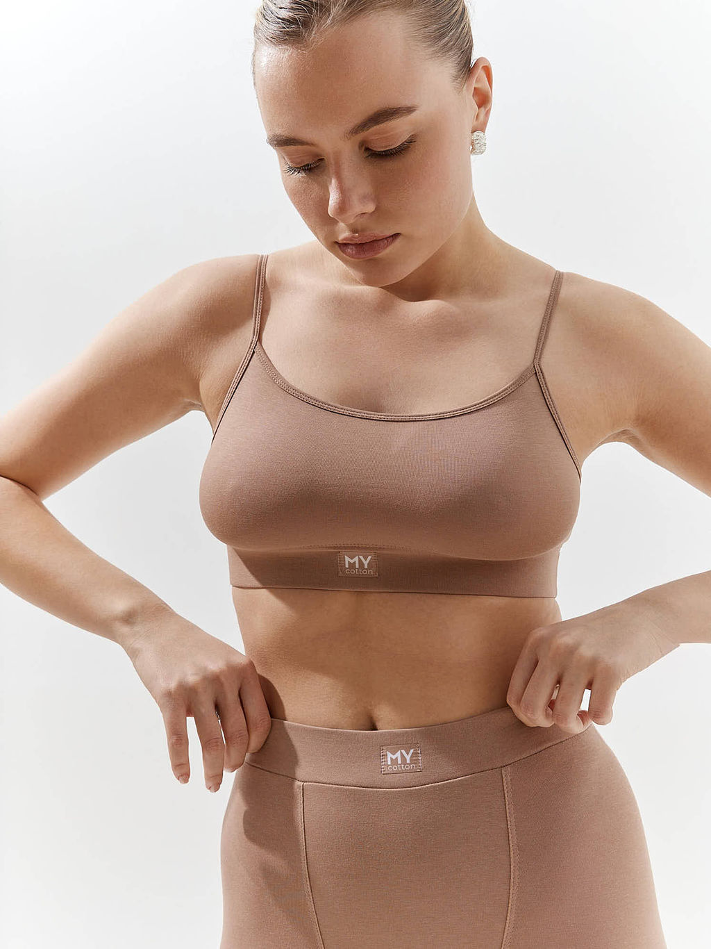 Базовый топ на тонких регулируемых бретелях - My фото 63