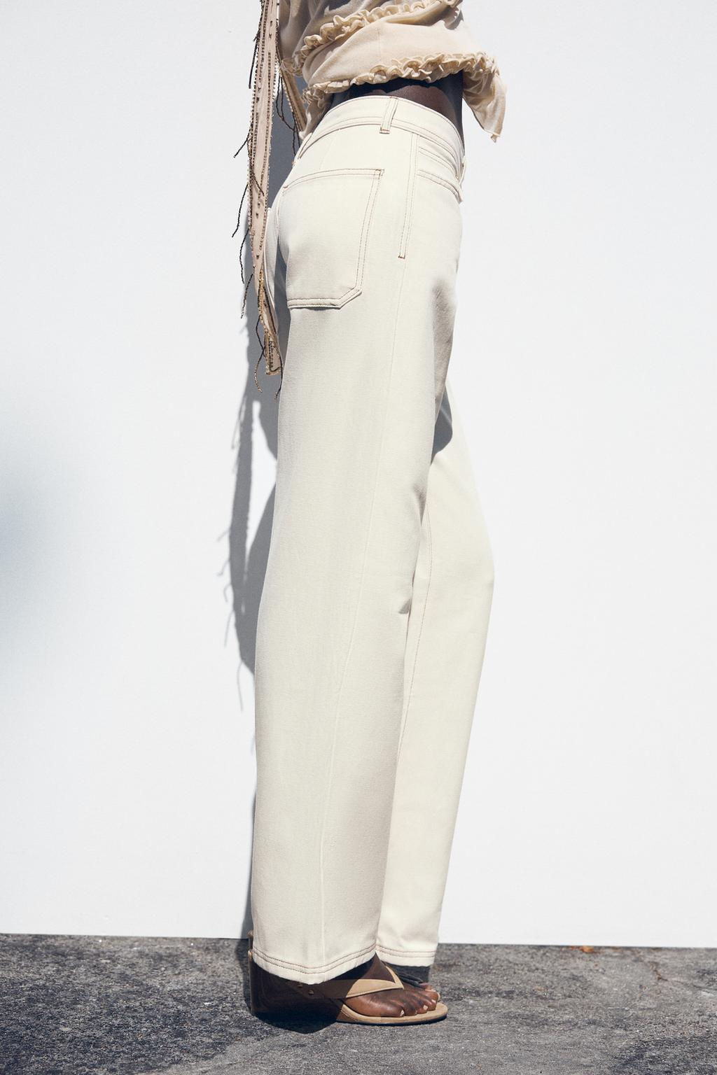 Z1975 HIGH-WAIST WIDE-LEG JEANS - Zara фото 4