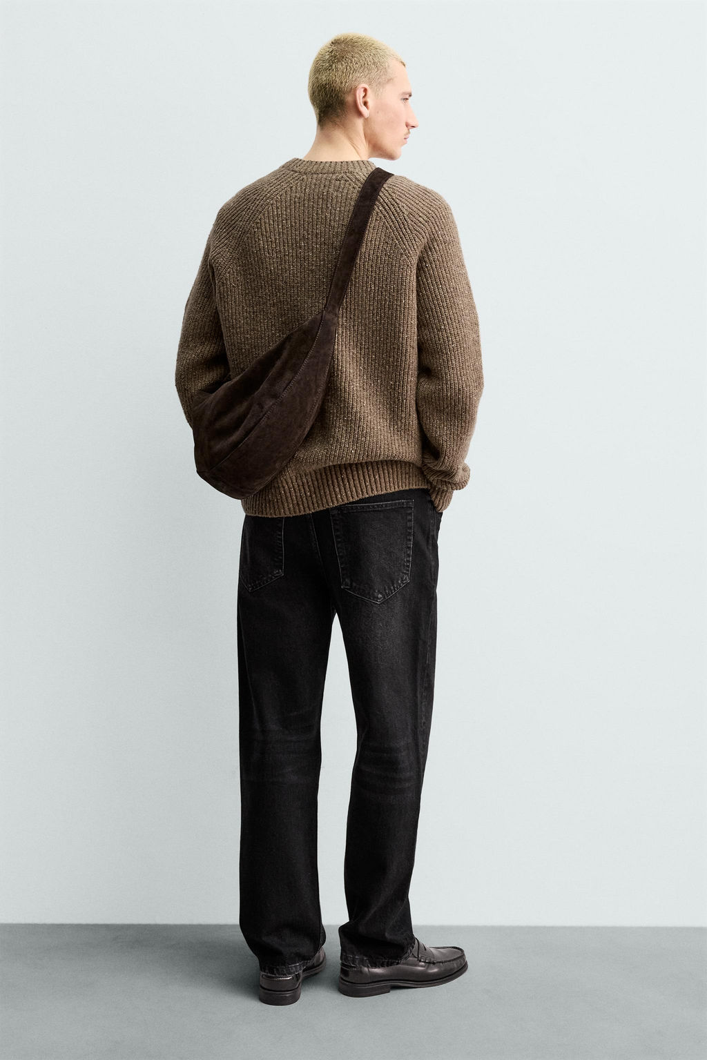 BOLSO HOMBRO PIEL / Marr?n - Zara фото 2