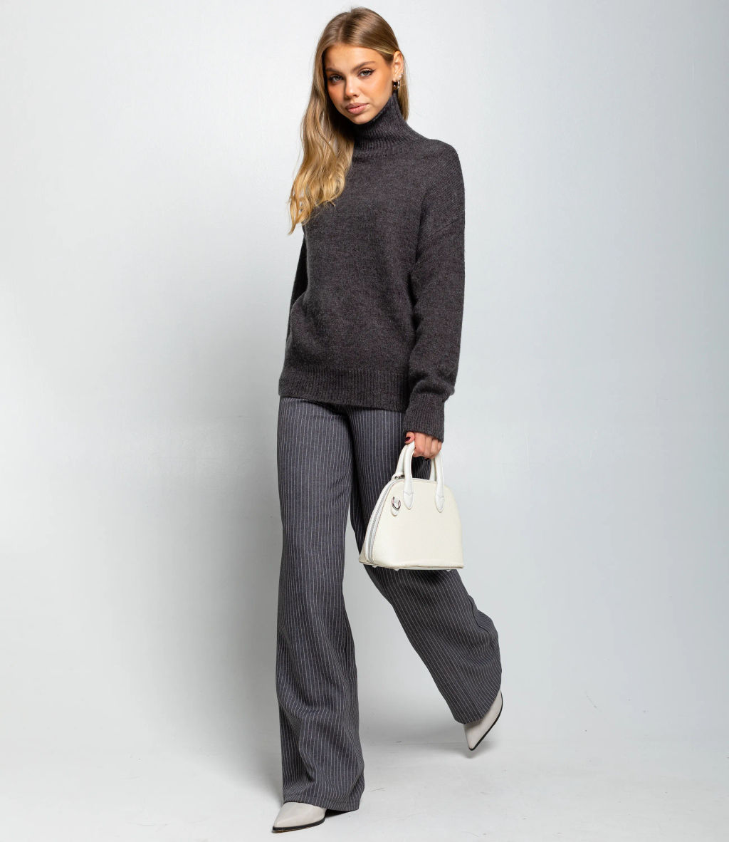 Свитер #КТ2587 (1), тёмно-серый - Dommod фото 4