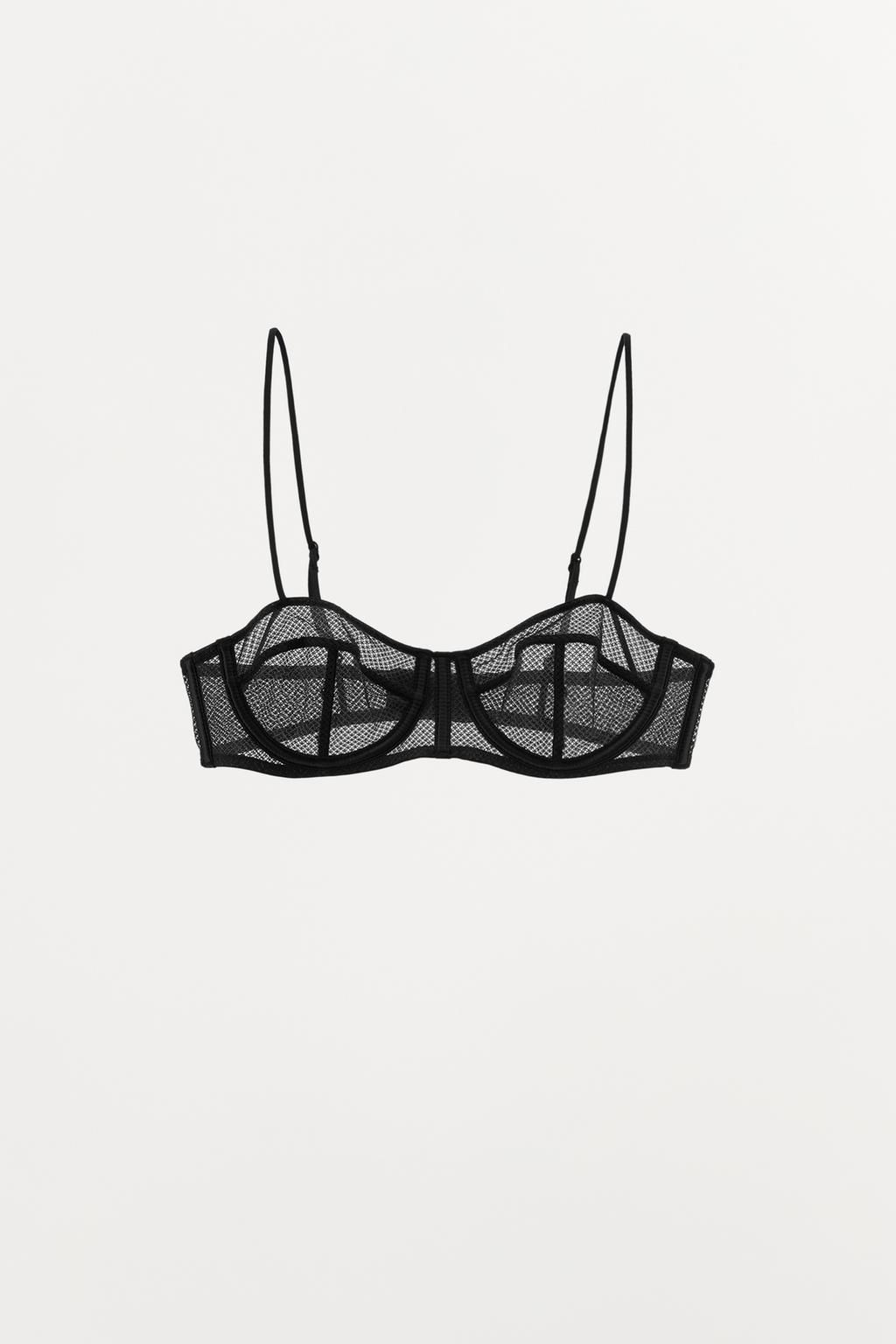 MESH UNDERWIRE BRA - Zara фото 2