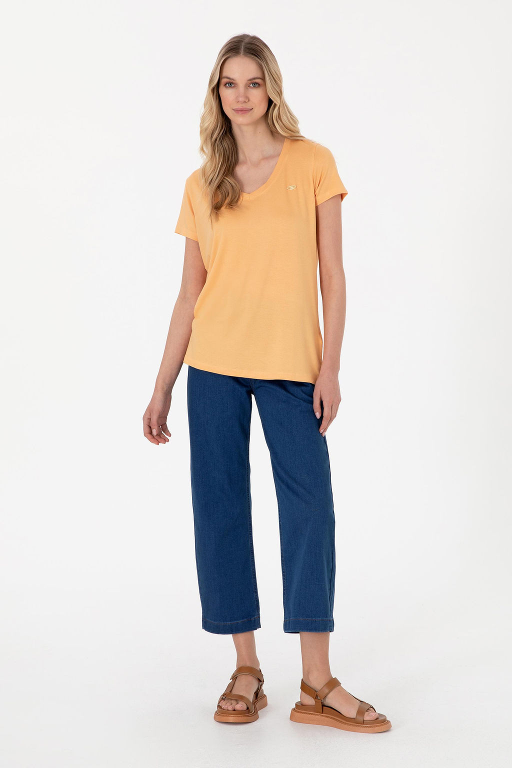 Kad_n Turuncu Basic Ti__rt Sepette S_rpriz _ndirim - U.s. polo assn фото 4