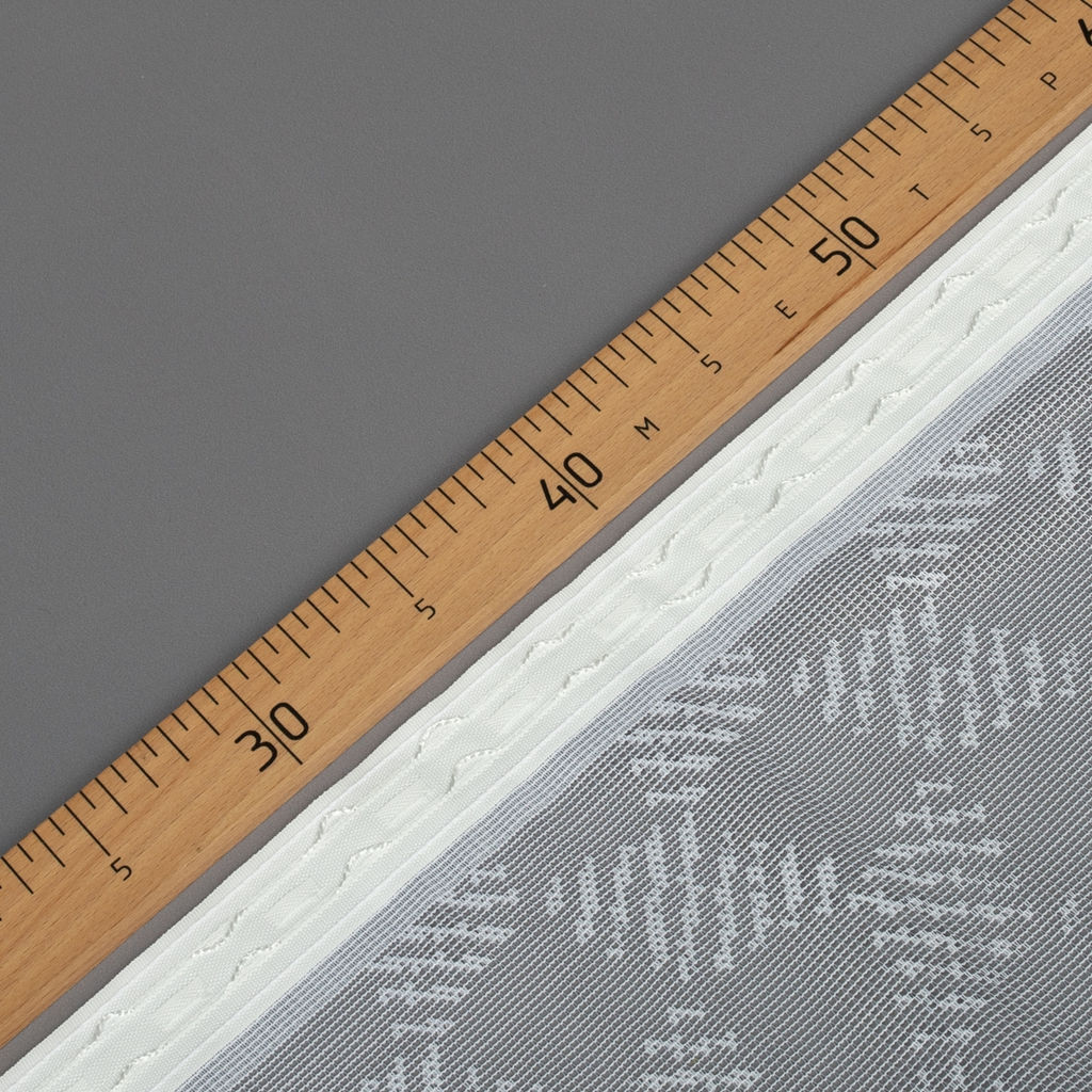 К196 ЗАНАВЕСКА белый 3.20 м*1.60 м - Лента фото 4