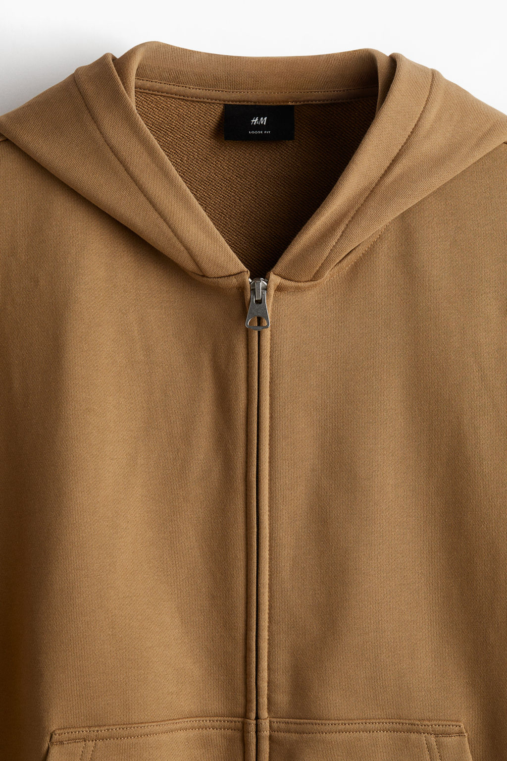 Chaqueta sudadera boxy con cremallera Loose Fit - H&m фото 3