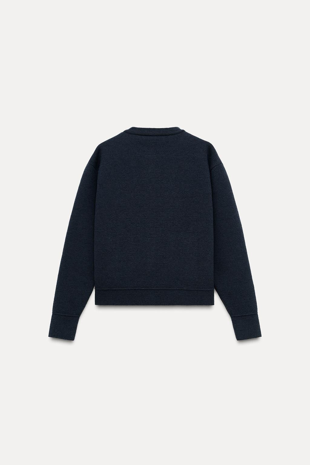 KNIT CARDIGAN WITH GOLDEN BUTTONS - Zara фото 5