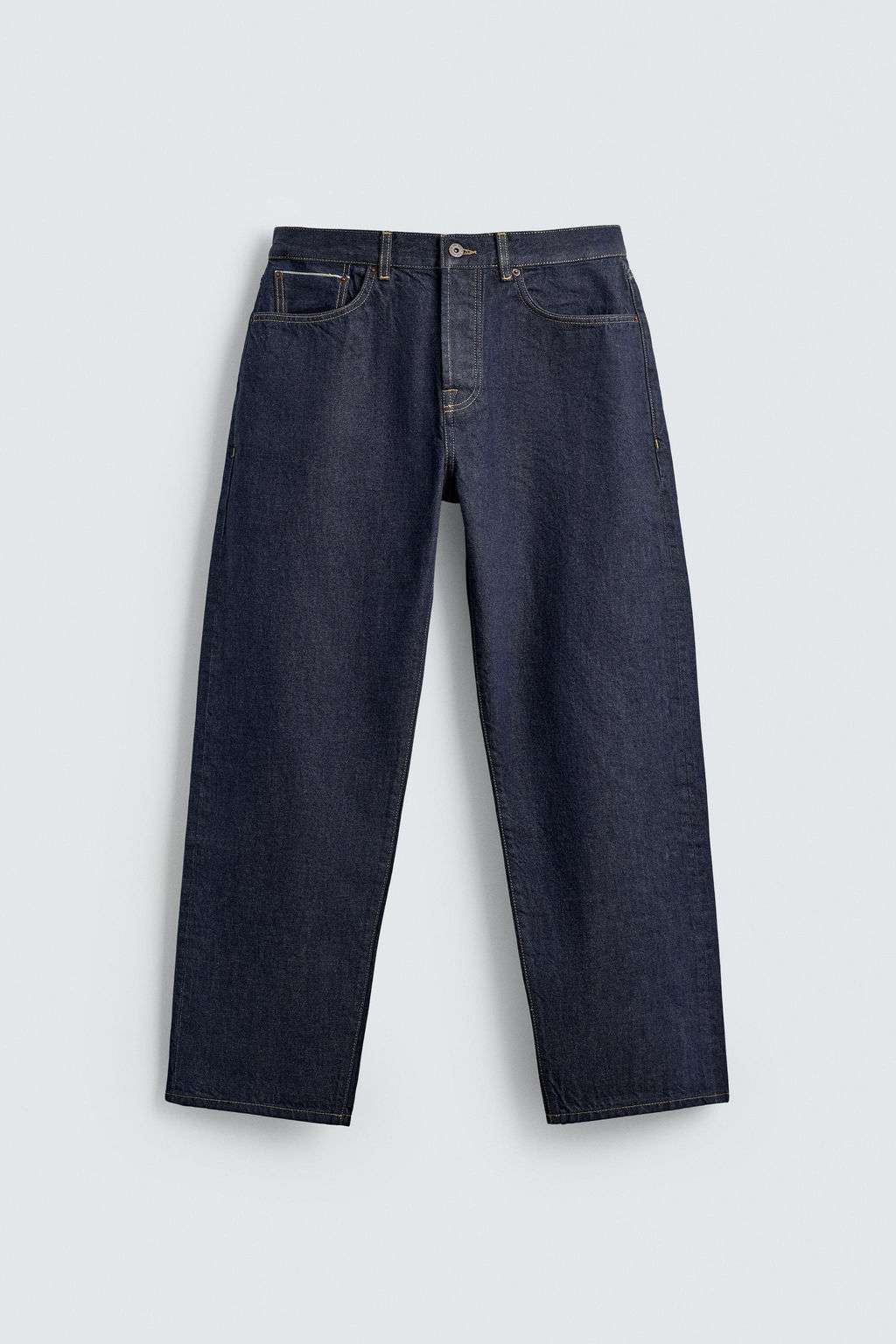 STRAIGHT ANKLE FIT SELVEDGE JEANS