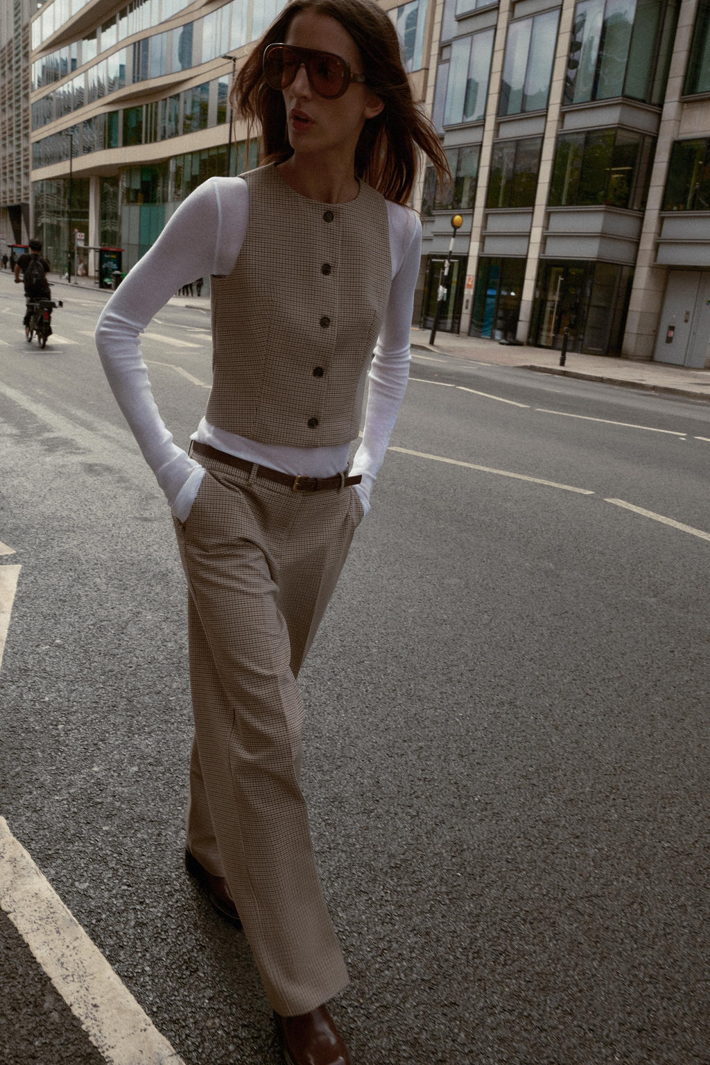 CHECK GILET - Zara фото 2