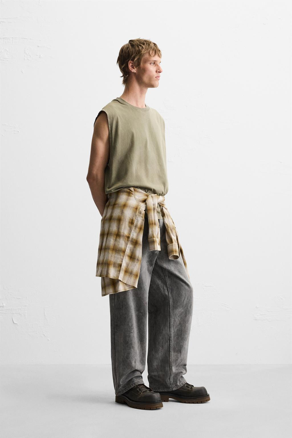 RELAXED FIT TANK TOP - Zara фото 14