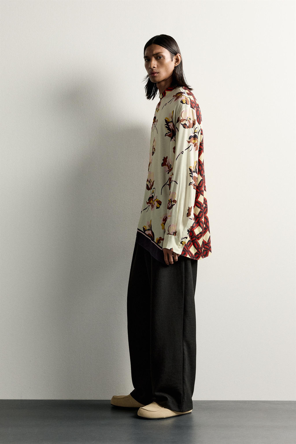 CAMISA OVERSIZE FIT ESTAMPADOS COMBINADOS LIMITED EDITION / Estampado - Zara фото 3