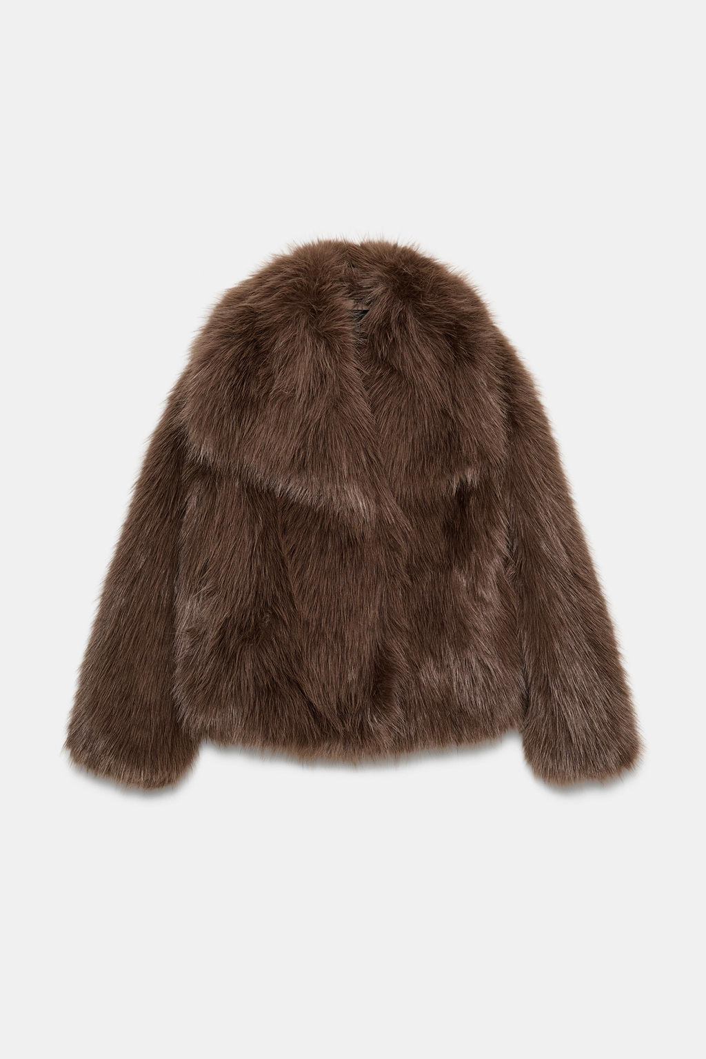ZW COLLECTION FAUX FUR JACKET - Zara фото 5